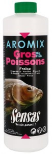 Sensas AROMIX 500ML (Gros Poissons Fraise)