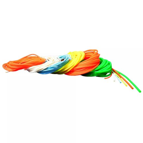 HYDRA Hollow elastic CAVO 1,5mm csőgumi (5 m) Fluo narancs színű